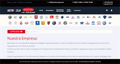 Desktop Screenshot of motorycaja.com