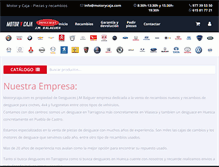 Tablet Screenshot of motorycaja.com